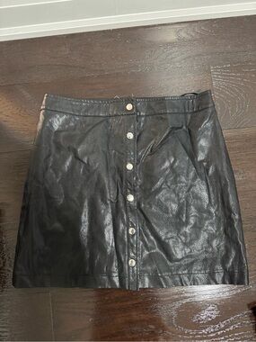 Leather skirt